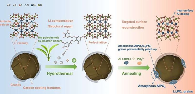 восстановление батарей литий чайные полифенолы переработка аккумуляторов