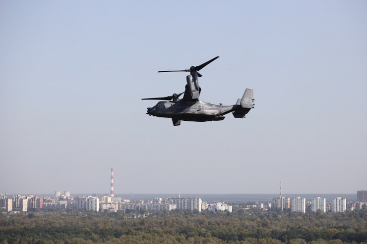 Американские конвертопланы над Киевом