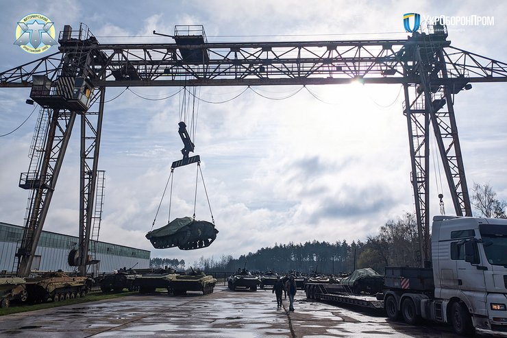 погрузка бмп-2, БМП-2 в ЗСУ
