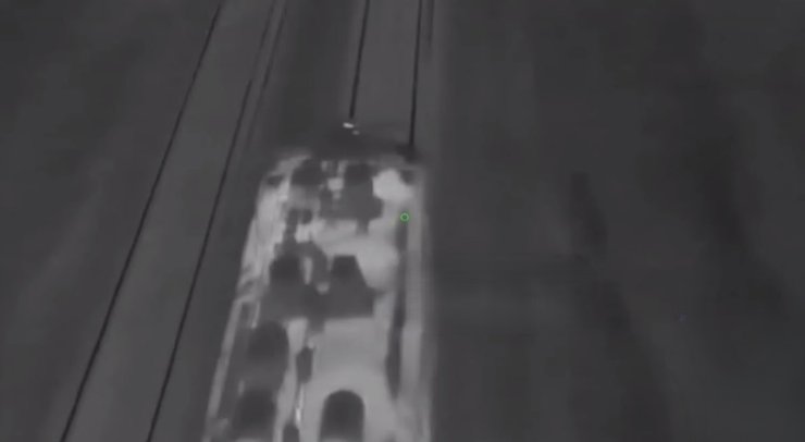 Удар Шахеда по потягу