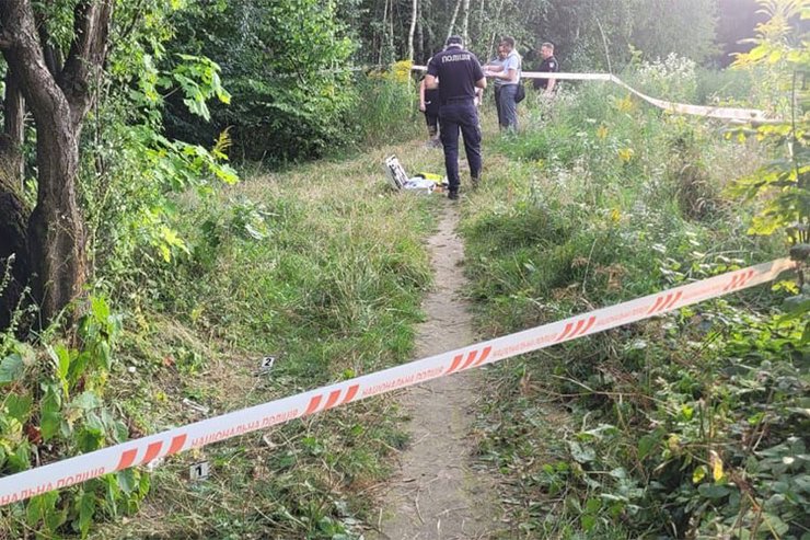 Место преступления, лесополоса, Тернопольская область