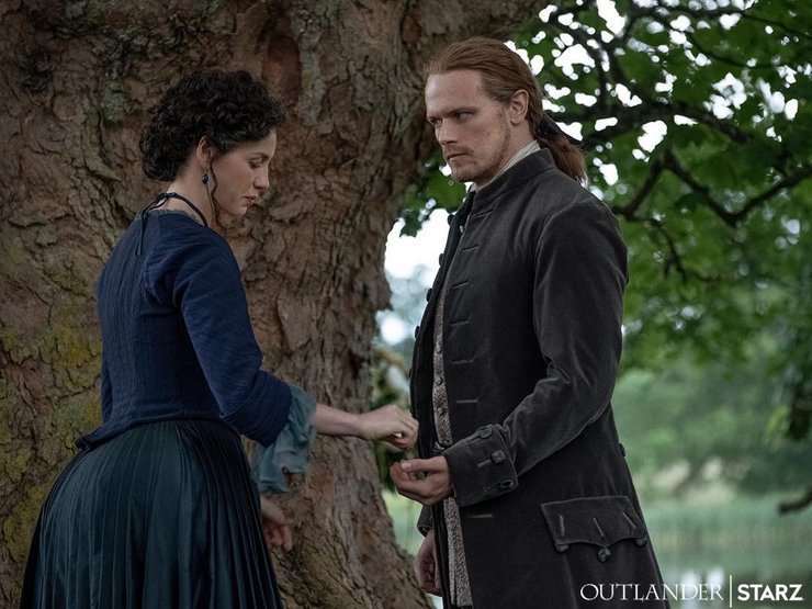 сэм хьюэн, катрина балф, чужестранка, сериал