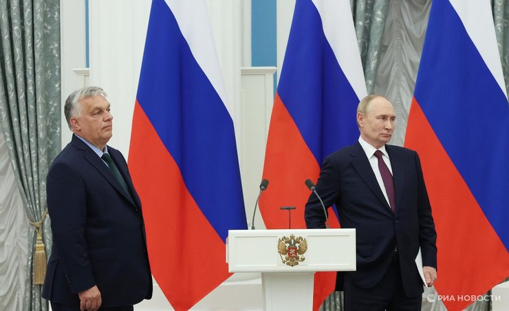 Віктор Орбан, Володимир Путін