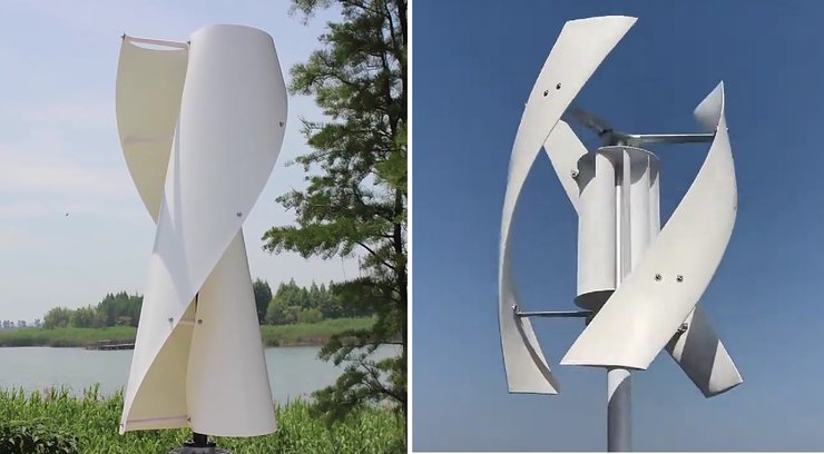 Вітряк Савоніус та ротор Дар'є