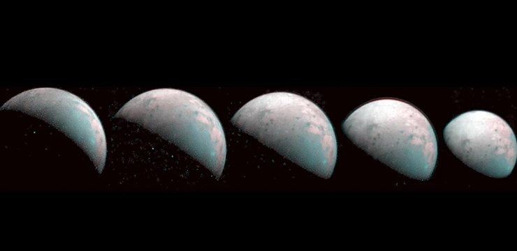 Ганимед, северный полюс