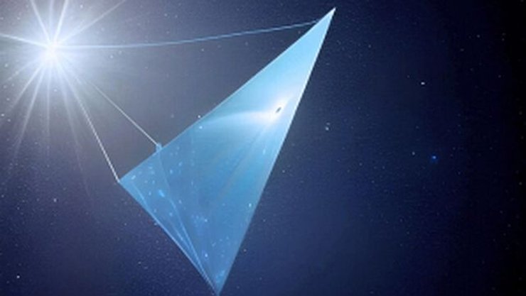 защитный экран, Солнце, космос, астероид