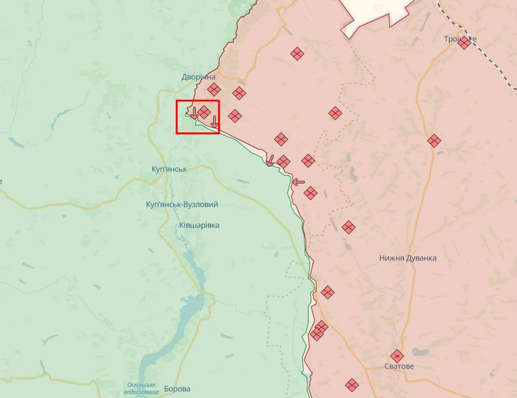 Куп'янський напрямок 12 листопада 2023 року