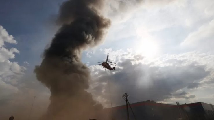 пожар в подмосковье