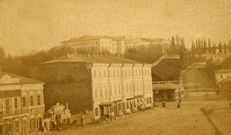 Дворянське зібрання в Києві, ретро фото, історія Києва, старий Київ