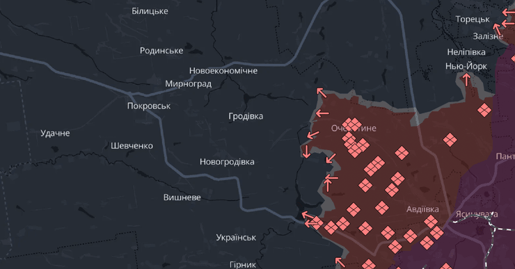 Карта бойових дій