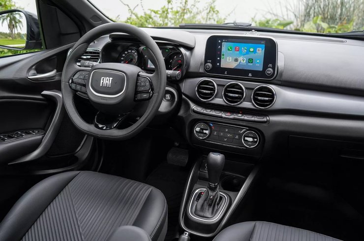 салон Fiat Cronos, новый Fiat Cronos, Fiat Cronos 2025, седан Fiat, седан Fiat