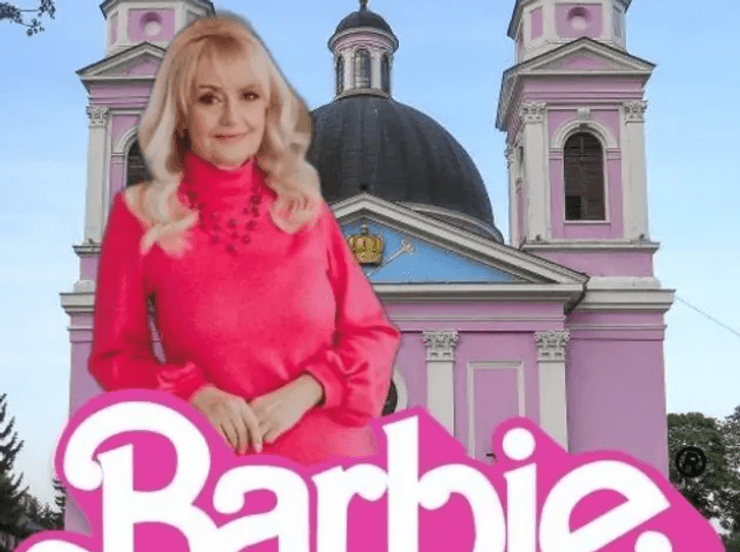 Барбі-мем. Ірина Фаріон