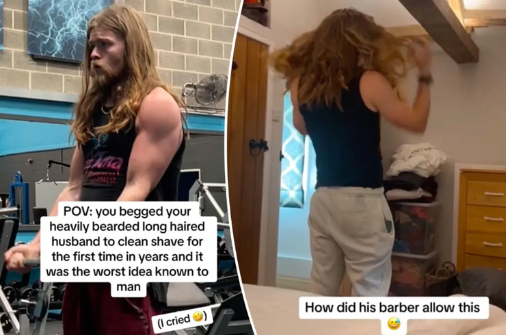 Який вигляд мають чоловіки з бородою і без, зовнішність, краса, експерименти, відео, курйози, приколи