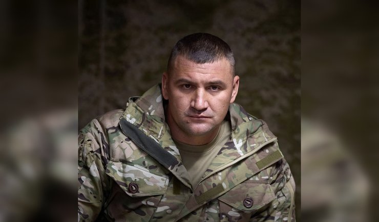 фото підполковника Юрія Гаркавого, командира 425 полку Скеля