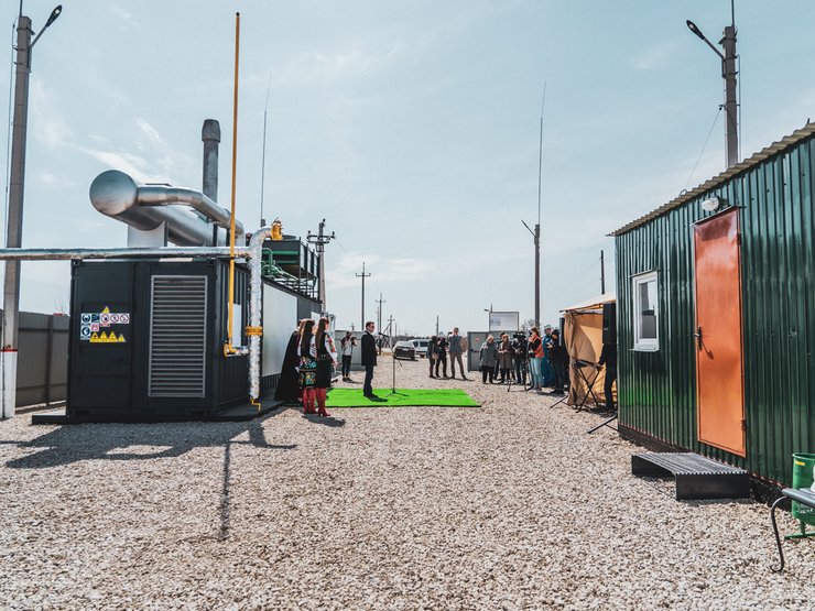 Новейшая станция дегазации в Тернополе, мощностью 659 кВт/час