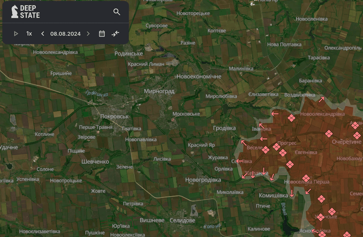 Карта бойових дій