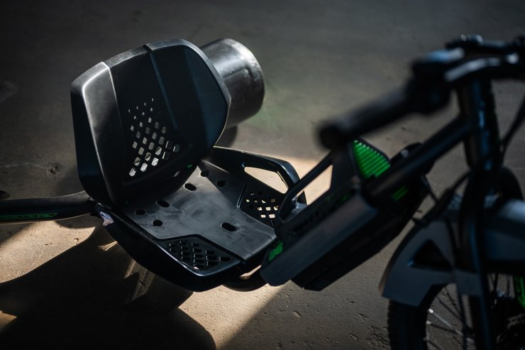 трехколесный электробайк, Huffy Electric Green Machine, электробайк Huffy, велосипед Huffy