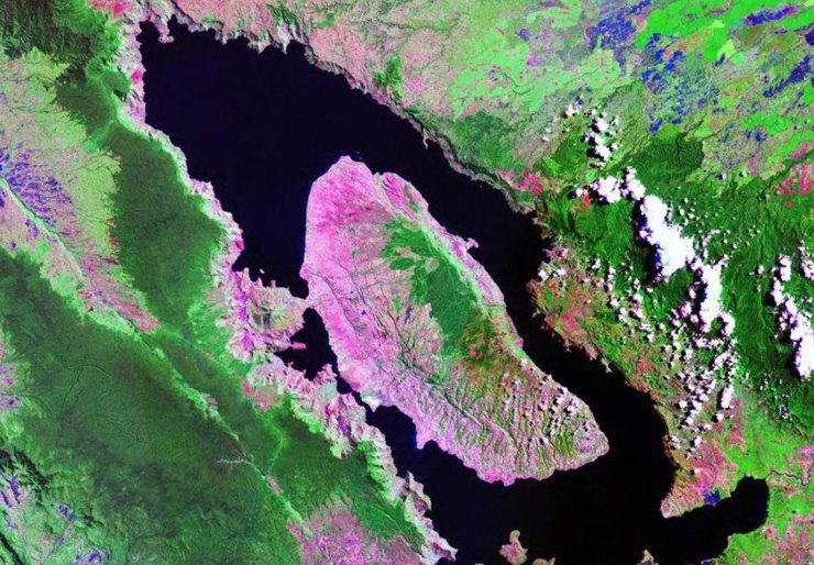 супервулкан Тоба, вулкан, извержение вулкана, озеро Тоба