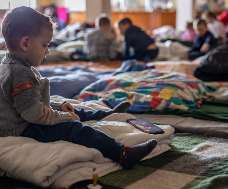 дети, украина, война