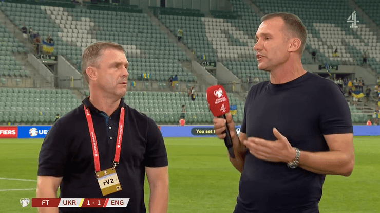 Сергей Ребров и Андрей Шевченко