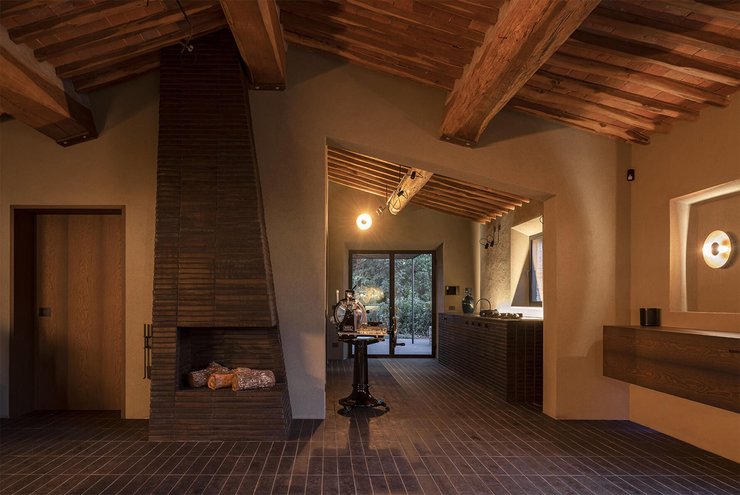 Вилла Морелли, вилла в Тоскане, интерьерный дизайн