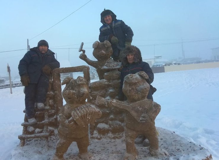 скульптура из навоза