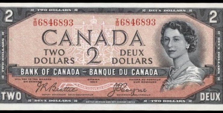 Банкнота с восьмилетней королевой, королева банкнота,