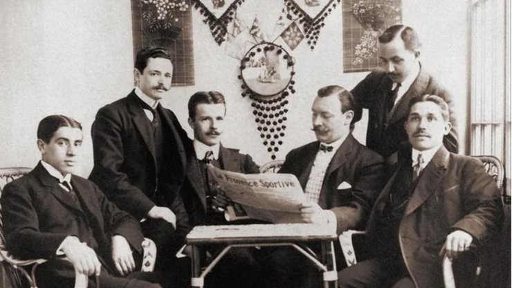 Архивное фото основателей FC Barcelona конца 19 века