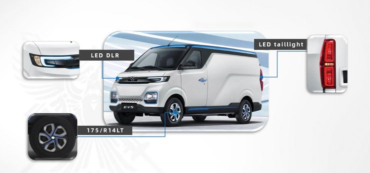 BAIC EV5, новый BAIC EV5, фургон BAIC EV5, электрический фургон, китайский электромобиль