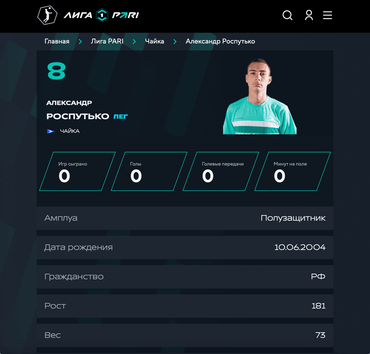 Александр Роспутько получил гражданство РФ и возвращается в футбол