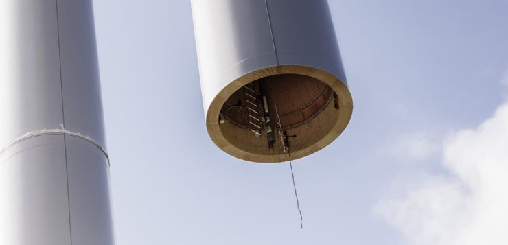 Ветряная турбина, башня для турбины, Modvion, фото