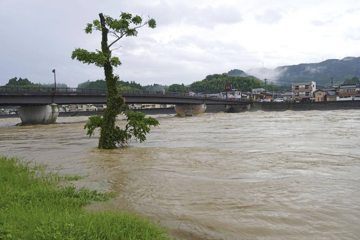 дождь, потоп, река, фото