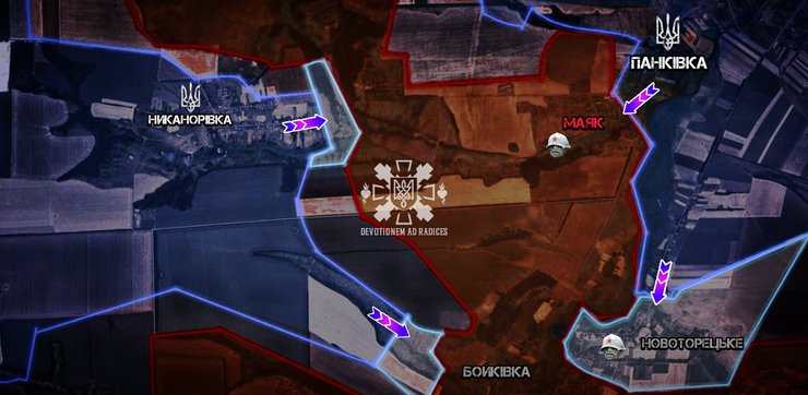 Бои в узком месте под Добропольем 25 сентября