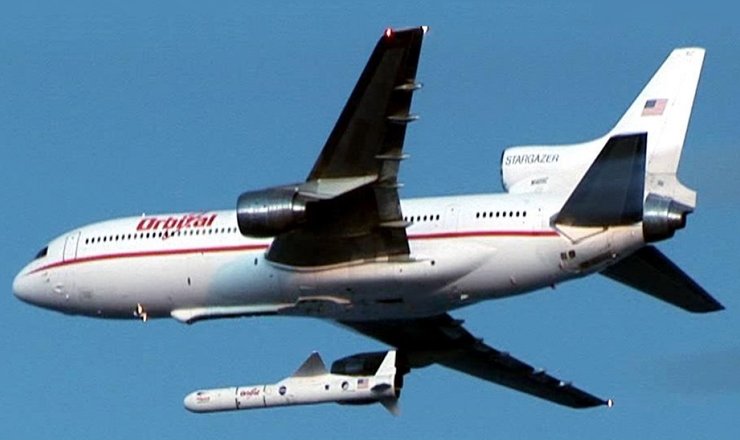 самолет Stargazer ракета Pegasus XL