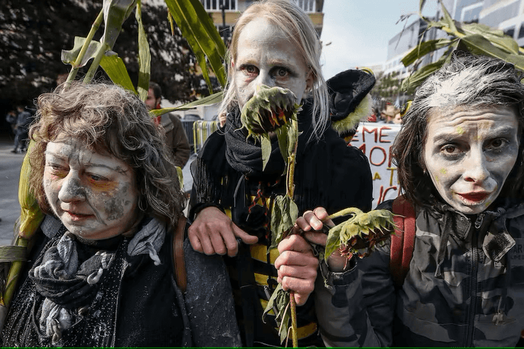 проти гмо, мітинг, люди, натовп, зомбі