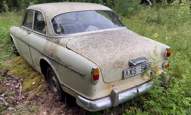 Volvo Amazon, Volvo Amazon 1970, старый Volvo, заброшенные авто