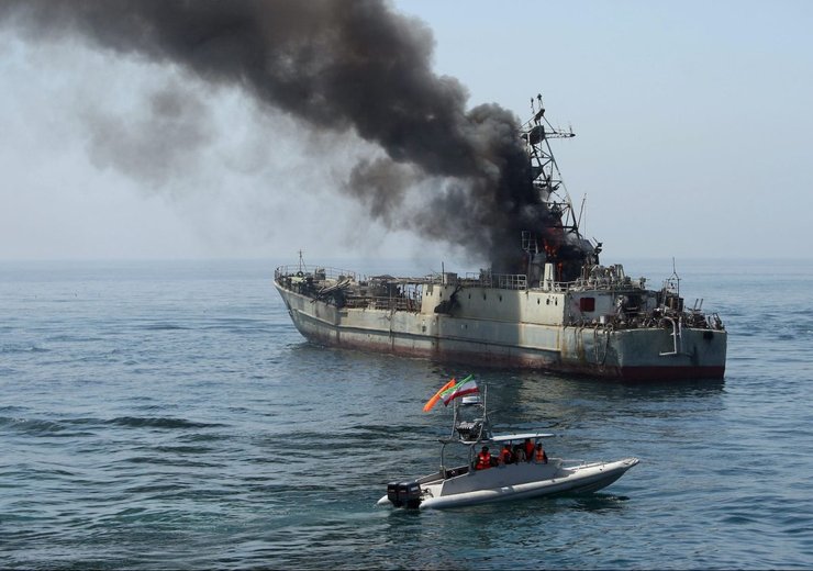 учения на море и захват корабля