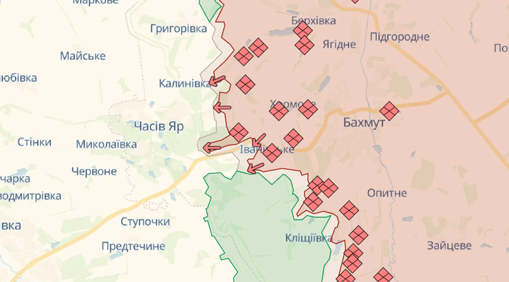 Бої на Бахмутському напрямку