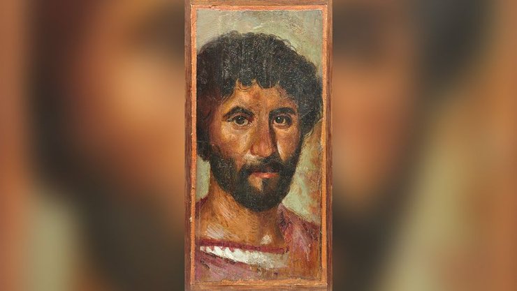 портрет, Фаюм, мумія, Єгипет, стиль, обличчя, риси, мода, золото, прикраса, життя, зовнішність, деталі, очі