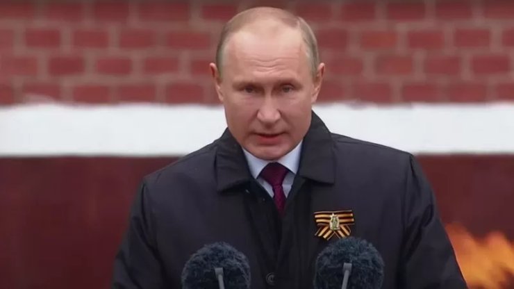 Владимир Путин, Путин 9 мая, Путин георгиевская ленточка, мобилизация в рф, война с украиной