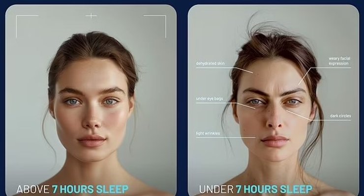 лицо старение сон