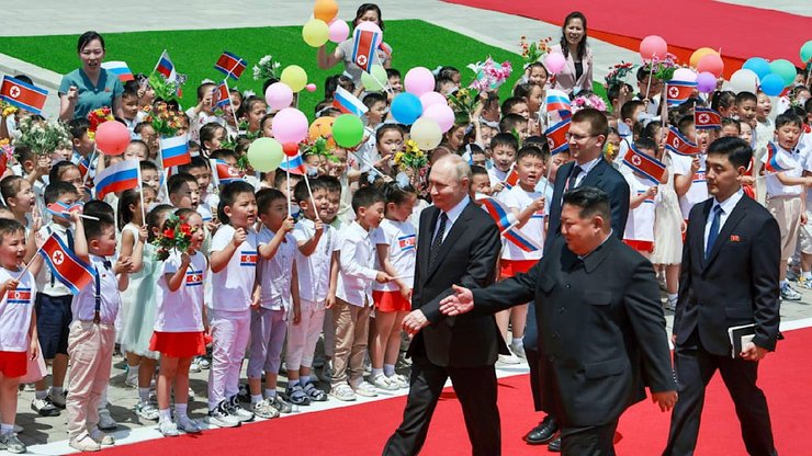 владимир путин, кндр, Ким Чен Ын