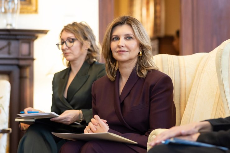 Елена Зеленская образ в США