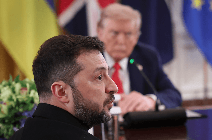 Зеленский Трамп во время встречи в Вашингтоне