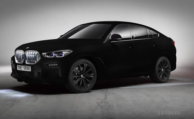 BMW Vantablack X6