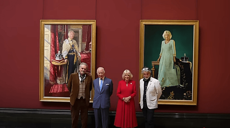 король, королева, портрет