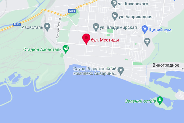 Маріуполь бульвар Меотиди знос демонтаж будівлі окупанти руйнування