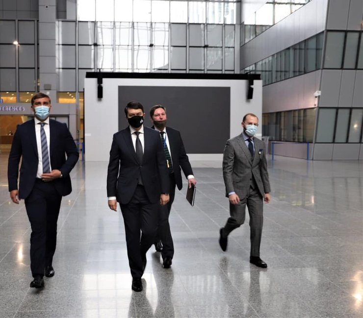 Дмитрий Разумков, НАТО, ПДЧ, Брюссель, Донбасс, Крым