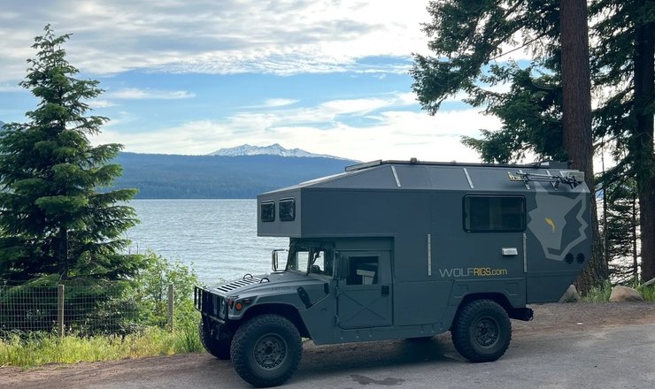 дом на колесах Хаммер, дом на колесах, автодом Хаммер, Hummer H1, автодом Hummer