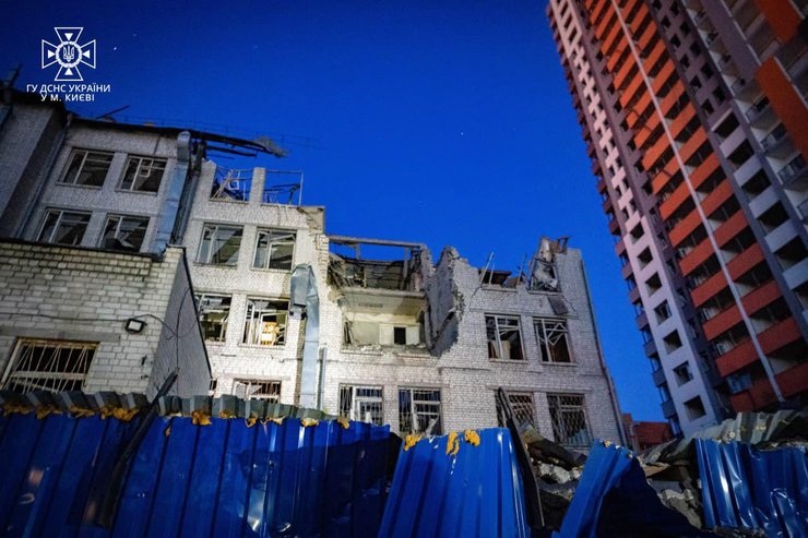 Удар по Києву, обстріл України, 1 червня 2023, наслідки